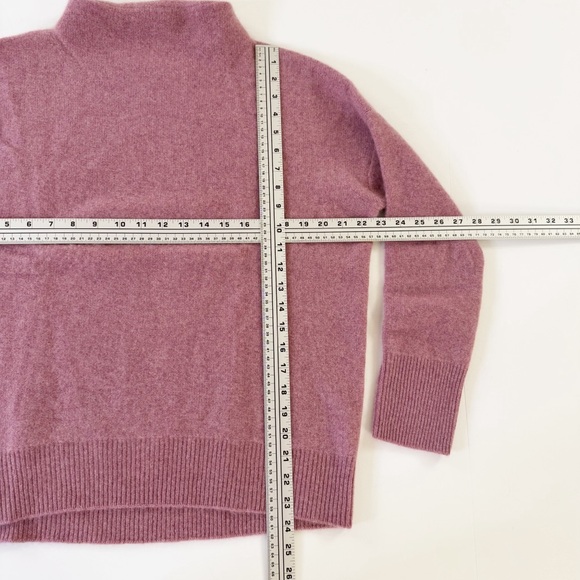 Vince Sweater Womens Small Boiled Cashmere Funnel Neck Pullover - Picture 6 of 11
